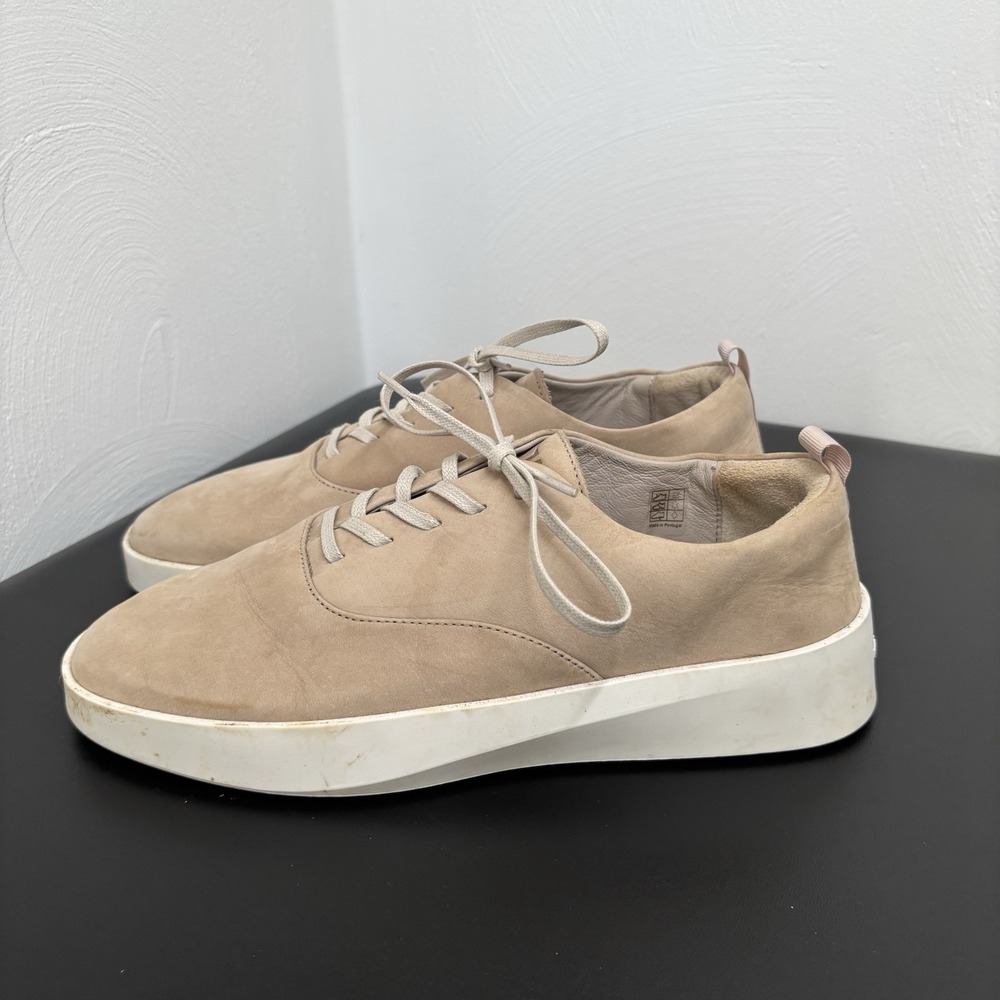Wolf and Shepherd Cruise Lace-up Nubuck Casual Sneakers Tan Size W 9/M 7.5/ 40.5